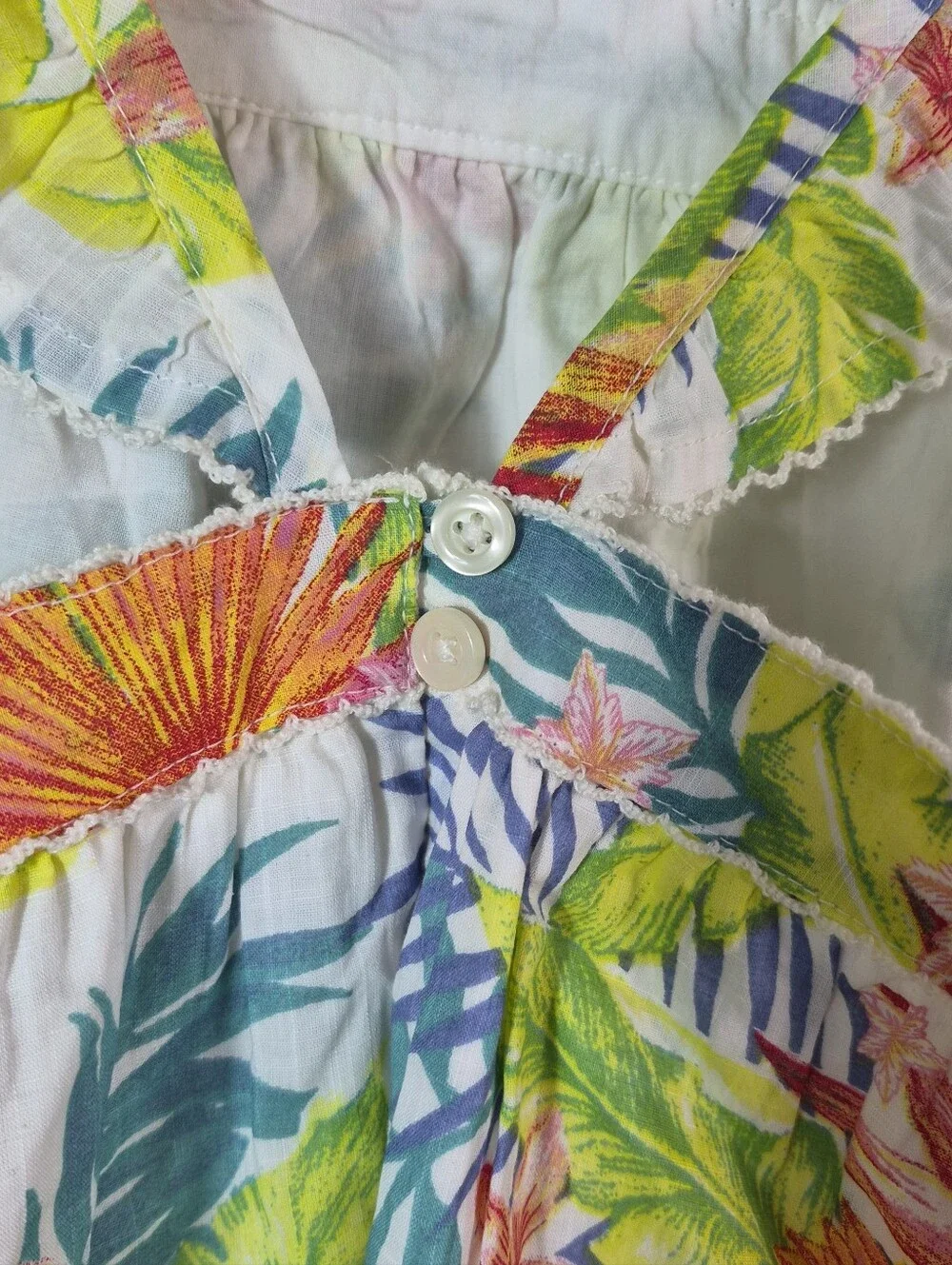 GAP Kids Floral Print Tank Top Large (10) Brand New